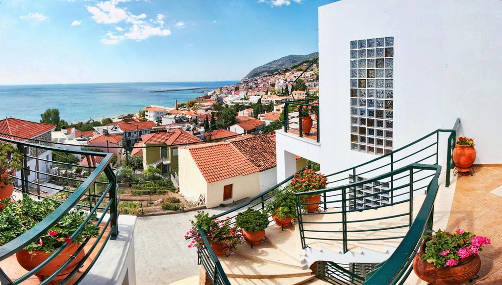 Panorama Apartments Plomári Kültér fotó